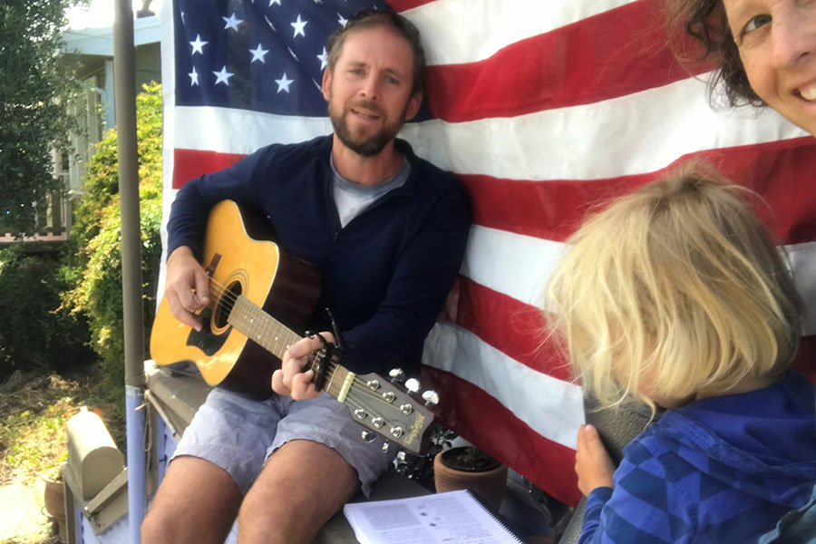 doctor lamb playing guitar
